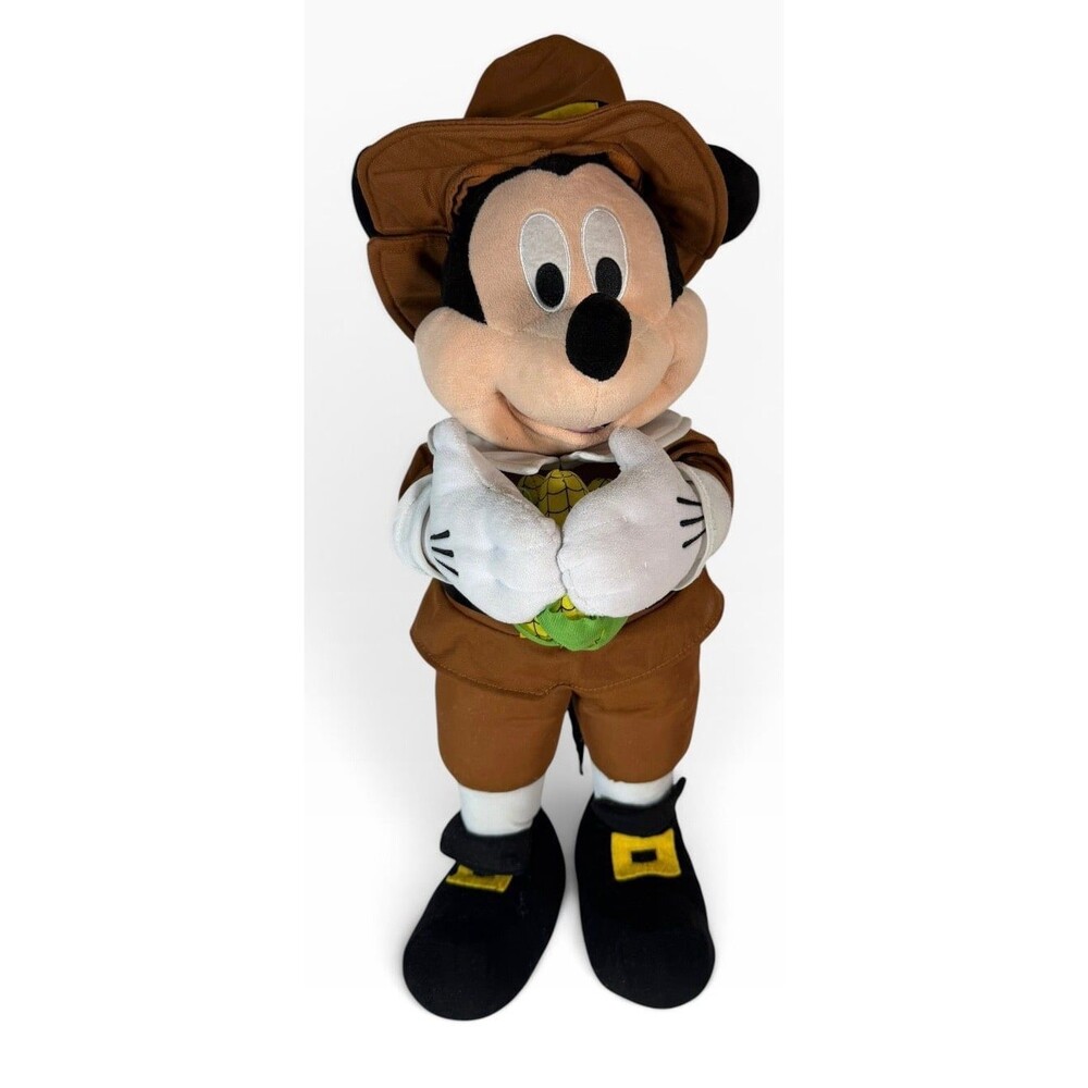Gemmy Fall Holiday Thanksgiving Disney 24 in Tall Mickey Mouse Harvest Greeter
